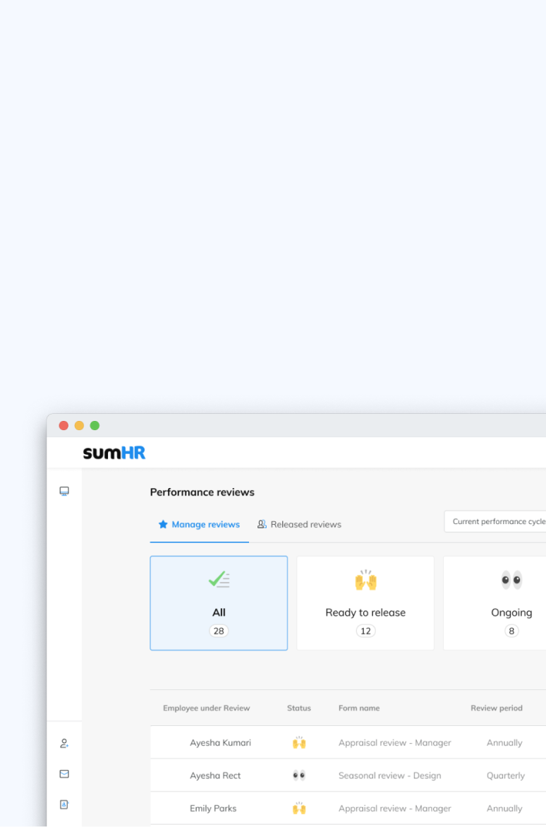 Performance review platform case study